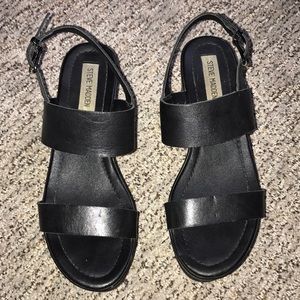 Steve Madden black flatforms